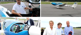 Nu har första elflyget lyft från Norrköpings flygplats • NT hängde med på en provtur • "Norrköping ligger långt framme"