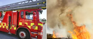 Gräsbrand på södra Gotland spreds snabbt – stor som två fotbollsplaner
