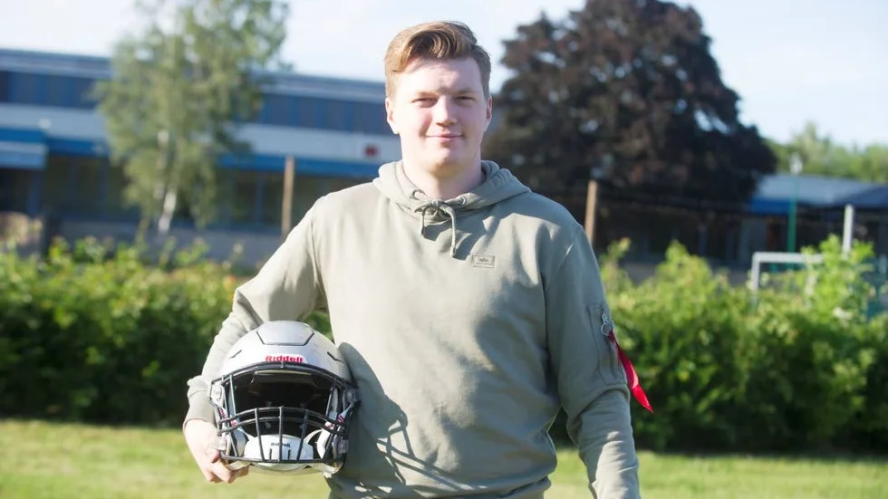 Hampus Kronbäck var nöjd med J-EM-turneringen i Italien. Det blev ett silver för Sverige.