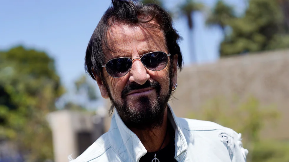 Ringo Starr under sitt födelsedagsfirande i Beverly Hills, Kalifornien, den 7 juli 2021.