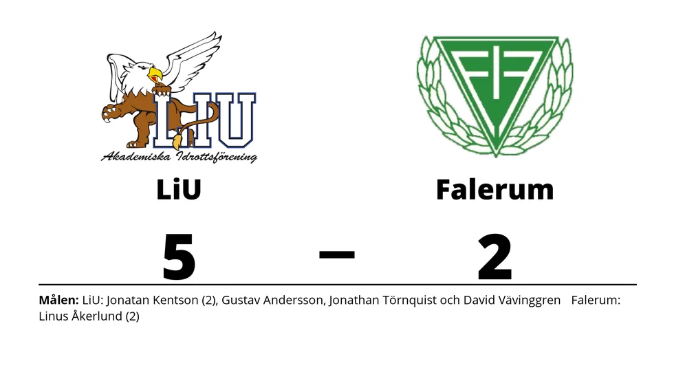 LiU AIF FK vann mot Falerums IF
