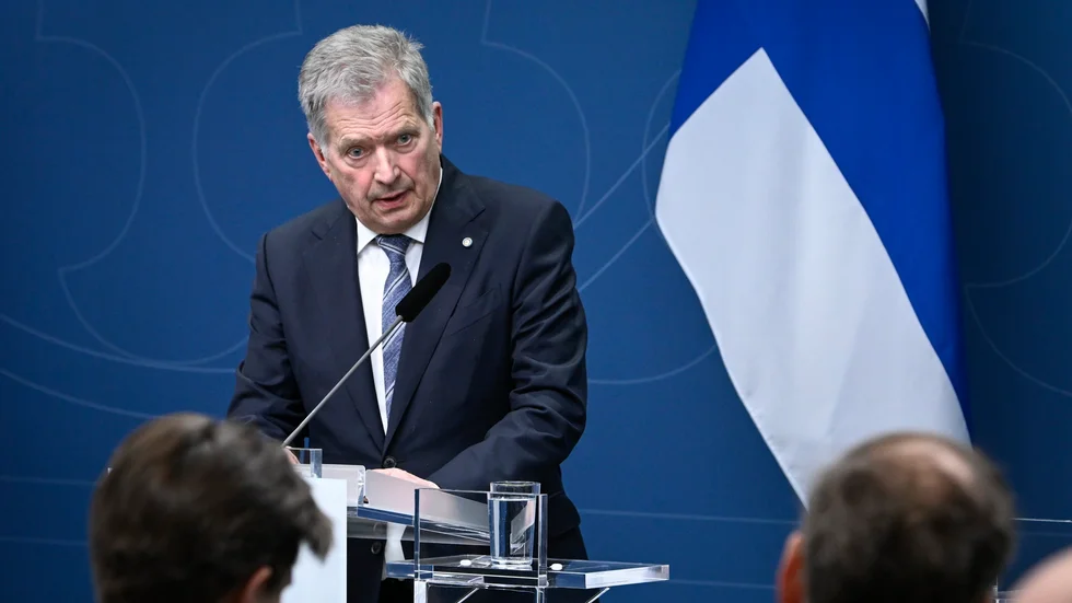 Finlands president Sauli Niinistö säger att man inte kunde misstänka att Turkiets stöd för Finlands Natoansökan skulle ta en helomvändning. Arkivbild.