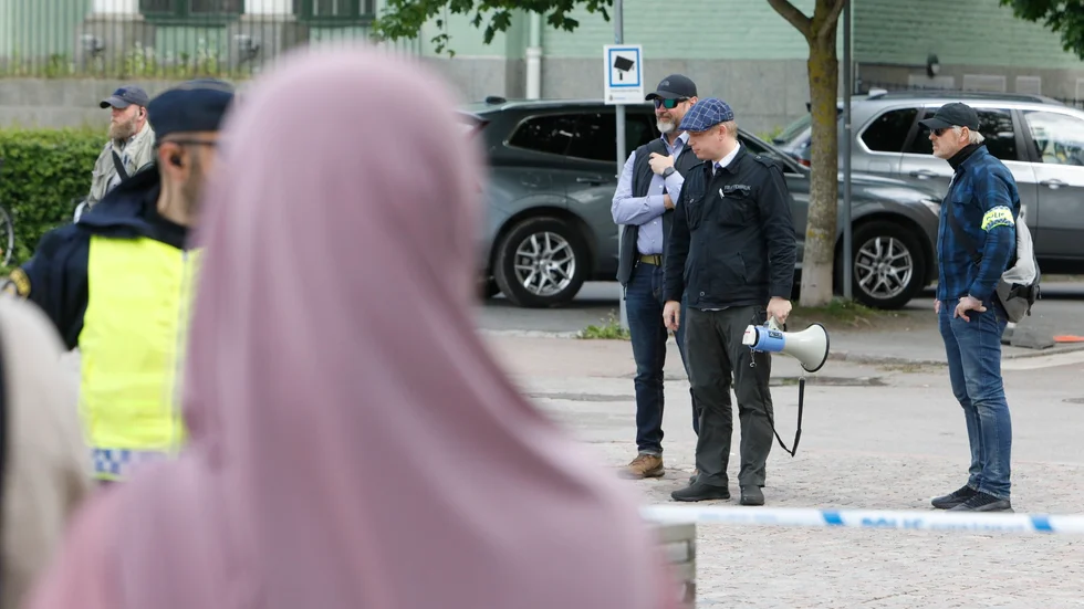 Paludan på Vaksala torg.