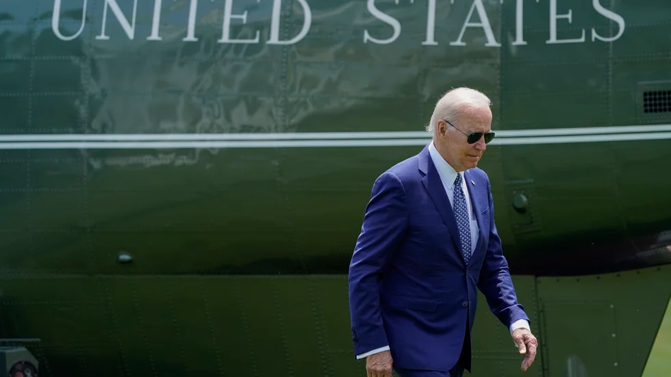 Joe Biden beger sig till Mellanöstern i juli. Arkivbild.