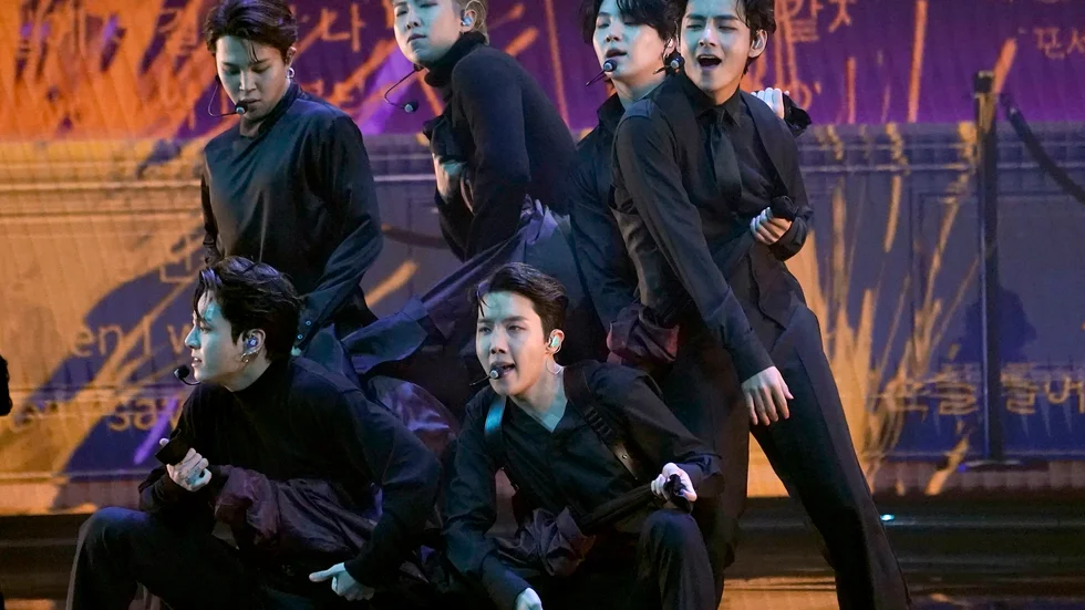 BTS konsert från Busan visas på bio i februari. Arkivbild.