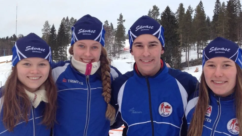 Kvartett. Sofia Westin, Elin Lundgren och Rasmus Wickbom deltar i junior-VM och Evelina Wickbom i senior-EM som inleds i veckan.