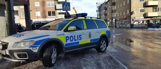 Busskrock i centrala Luleå