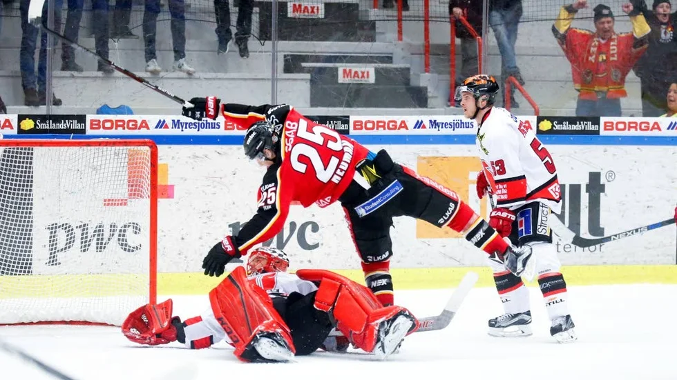 Hedman och Hudacek.