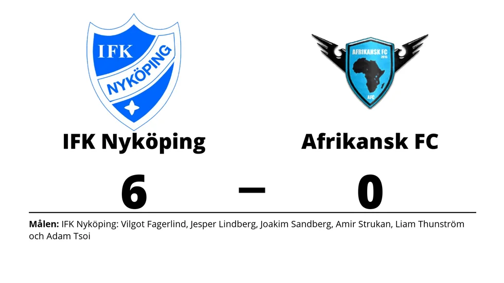 IFK Nyköping vann mot Afrikansk FC