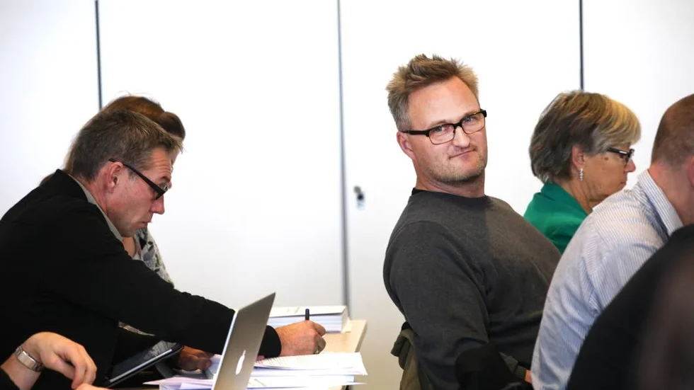 Bajspost. Jonas Niklasson (C) fick i måndags ett mycket otrevligt brev i sin brevlåda.