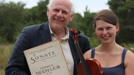 Jonas Lundahl och Linnea Fredricson.Foto: Birger Fredrikson