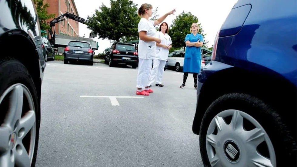 Infekterat. Parkeringsfrågan vid Visby lasarett har varit väldigt debatterad och många anställda vid lasarettet är missnöjda med dagens lösning.