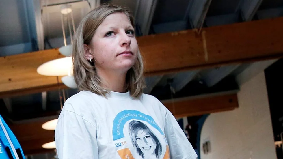"Ledsen och chockad". Anna Alriksson talar ut om det anonyma mejlet som hon fick.