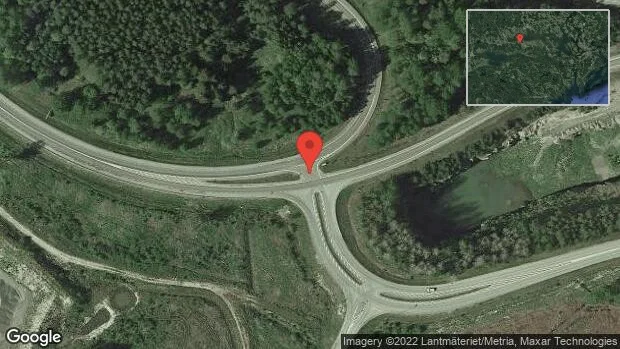 Singelolycka på väg 56