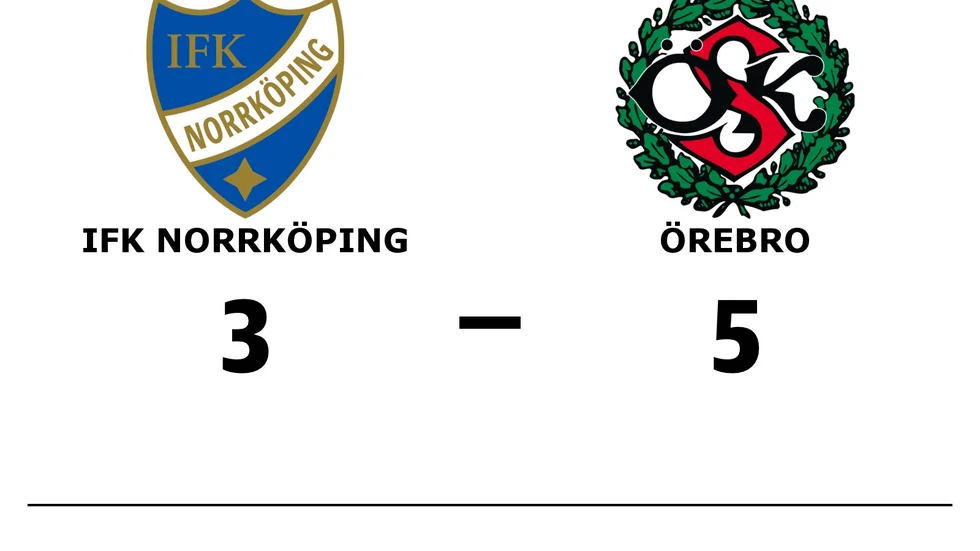 IFK Norrköping FK förlorade mot Örebro SK FK