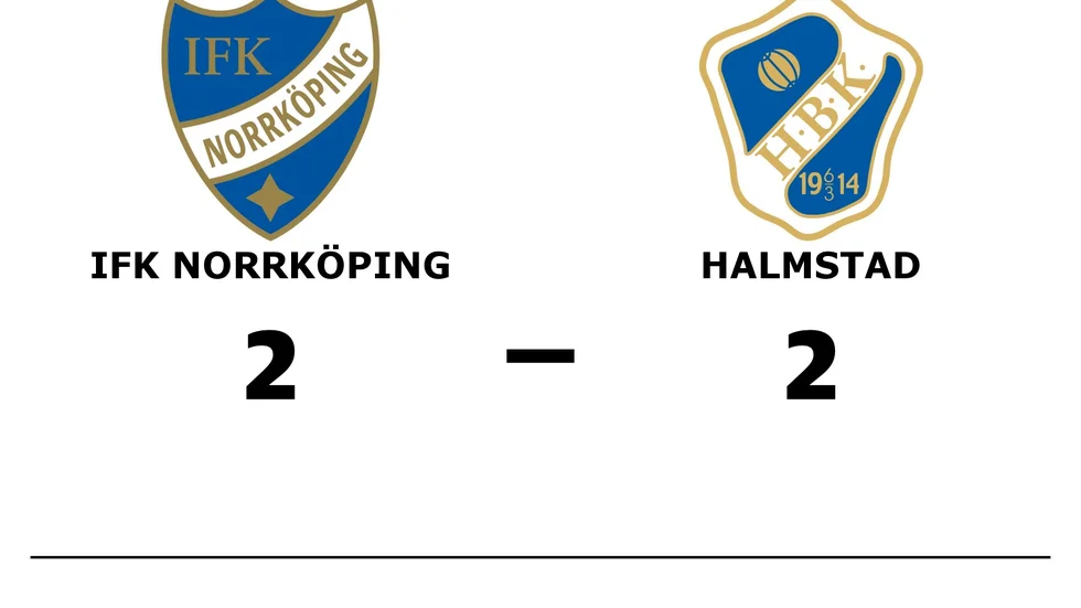 IFK Norrköping spelade lika mot Halmstads BK