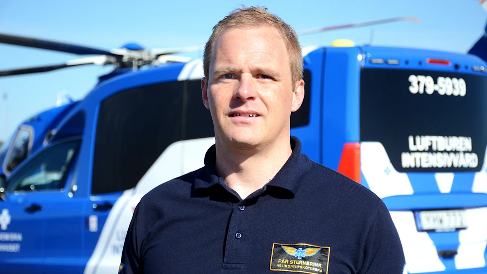 Enligt Pär Sternbrink kommer den nya intensivvårdsambulansen att bli ett lyft för verksamheten.