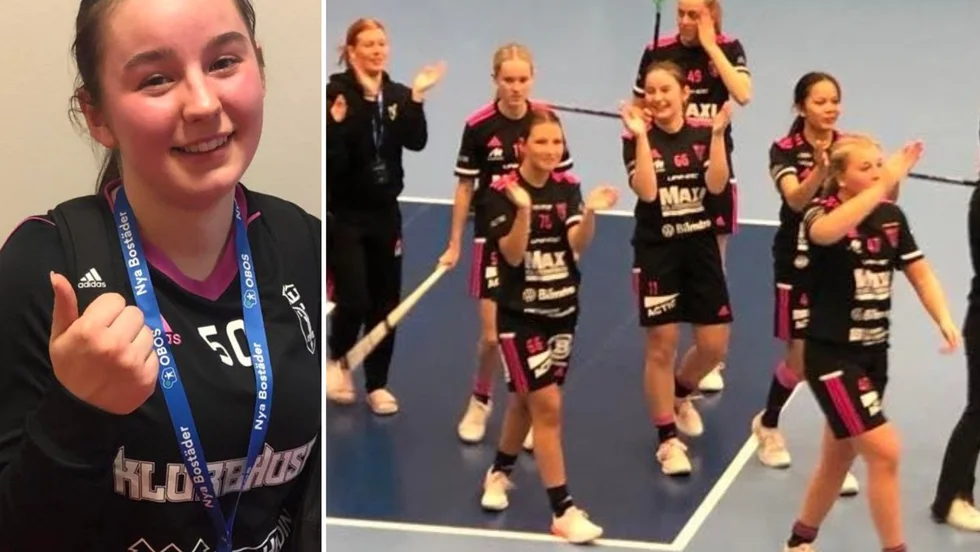 Emy Westergren och hennes lagkamrater fick fira med ett silver i DJ18.