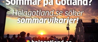 Kom och sommarjobba på Gotland!