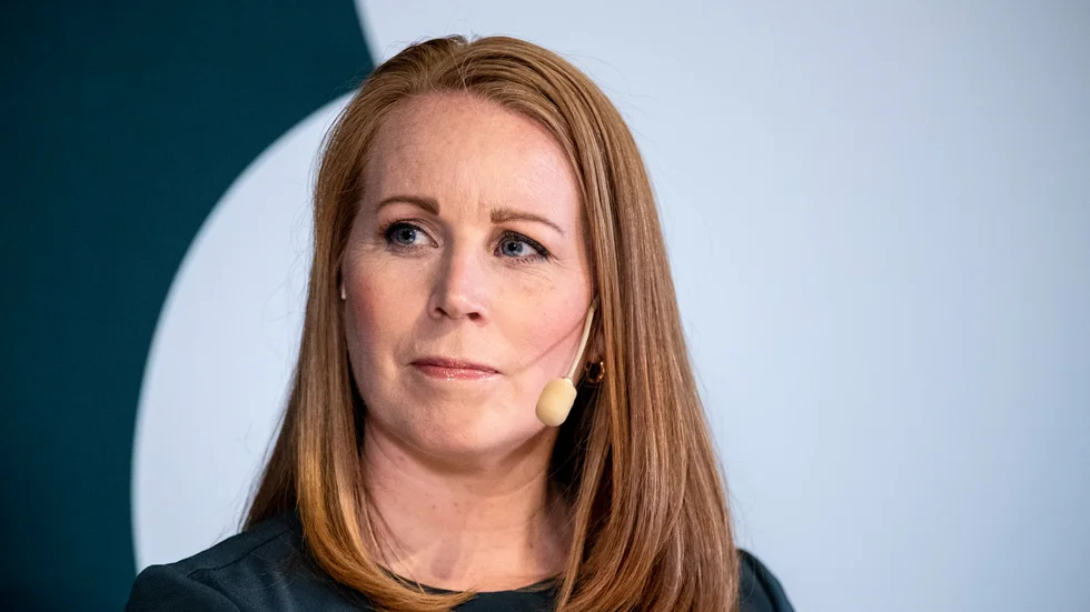 Centerledaren Annie Lööf har motflyt i väljaropinionen. Arkivbild.