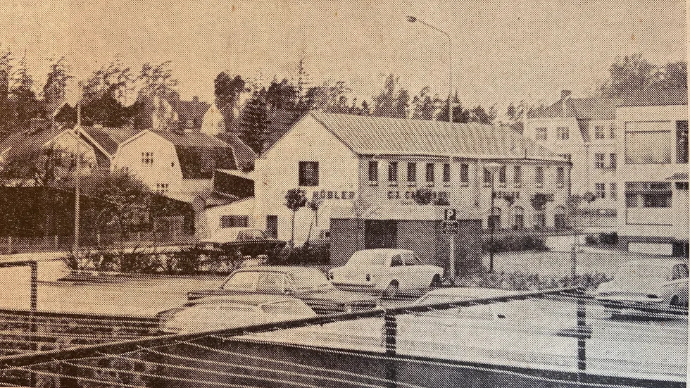 Ett av hotellalternativen innebär ett nybygge i närheten av Folkets hus, som skymtar längst till höger på bilden.