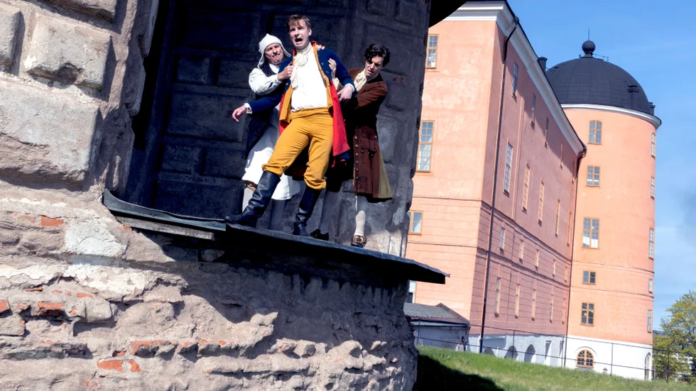 Vasaborgen intill Uppsala slott är spelplatsen för "Forna dagar" med premiär 3 september.