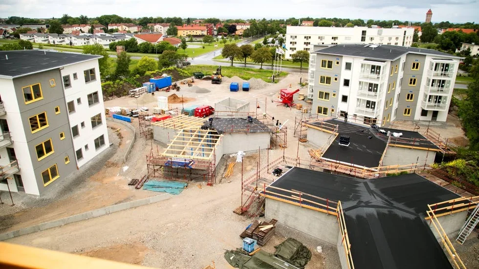 Nybygge.
Gotland ligger högt bland de kommuner och regioner som satsar på nya bostäder.