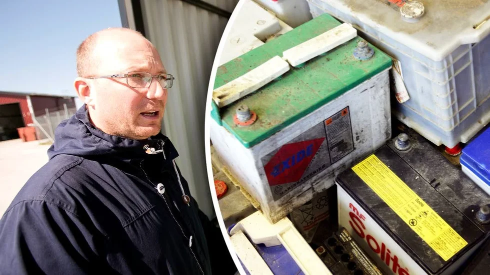 Batteristölder. Bilbatterier och andra storbatterier är det som gäller när tjuvarna får välja, berättar  Claes Friberg, enhetschef för renhållning på Region Gotland.