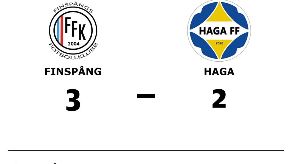 Finspångs FK vann mot Haga FF