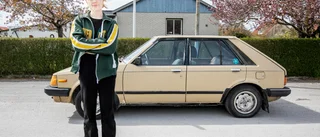Mira, 18, vann Helagotland.se:s tävling – kör Gotlands fulaste bil • ”Det är pinsamt att åka i stan”