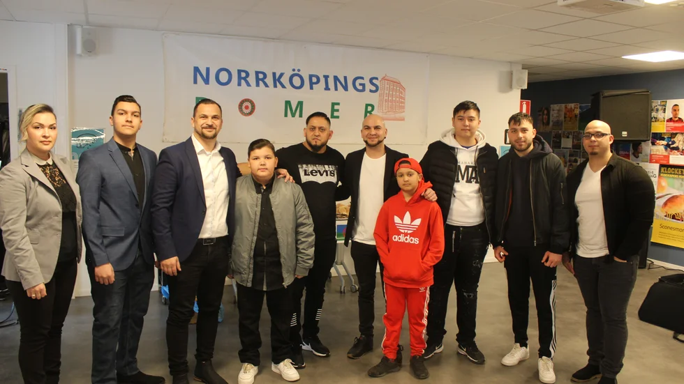 Romerna i Norrköping uppmärksammar alltid sin nationaldag den 8 april. Här en bild från årets firande.