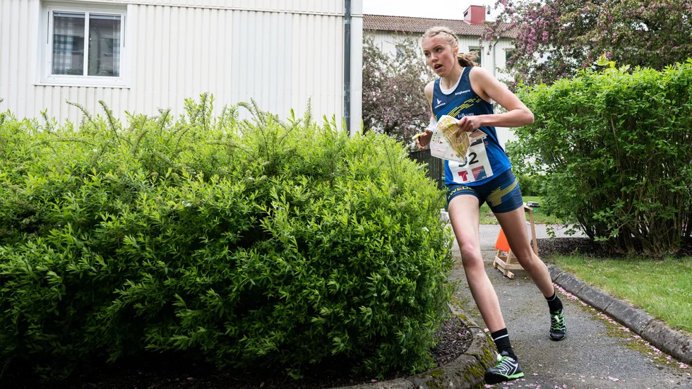 Hanna Lundberg tog två pallplatser i Borås.