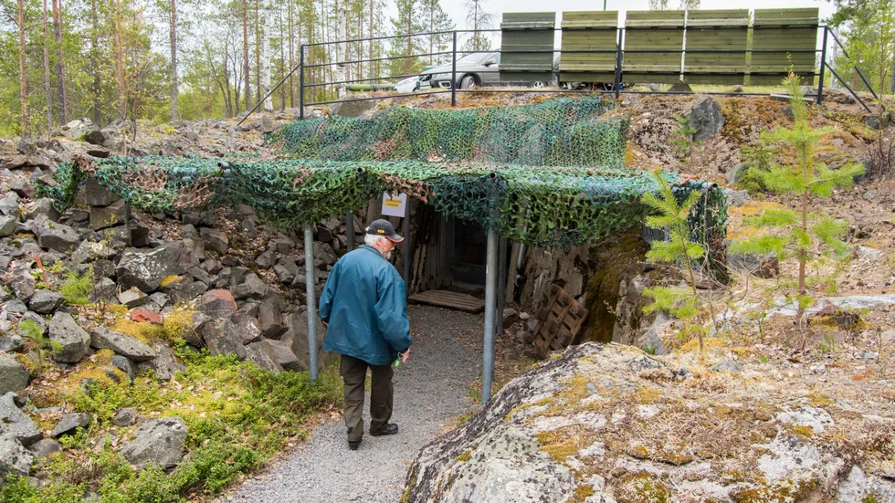 Siknäsfortet finns bevarat som ett minne från kalla kriget.