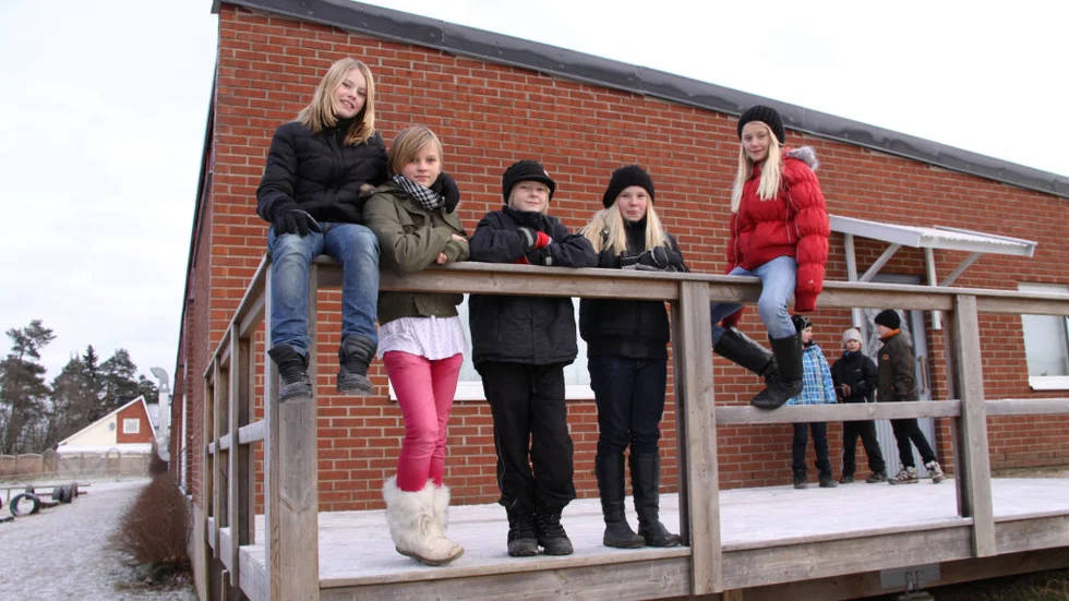 Smarta femteklassare: Linn Hagvall, Emma Landström, Filip Alf, Agnes Ahlström och Mathilda Lind. Bild: SUSANNE HASSELQVIST