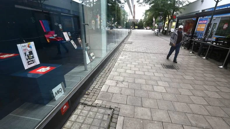Det var vid den här platsen som överfallet ägde rum.