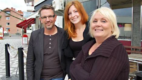 De ledande krafterna bakom Kulturnatta i Boden är Ove Segerlund, Berlins, samt Nea Goldkuhl Hansson och Toril Johansen från Svensk Handel.FOTO: Nina Pettersson