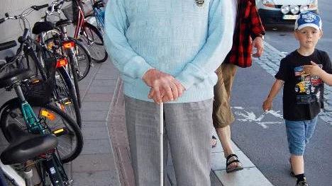 "Det jag pratar om gäller för alla gående, seende som oseende", säger Thure Johansson.FOTO: Nina Pettersson