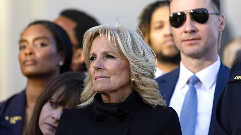 Jill Biden kommer att representera USA vid kung Charles III kröning. Arkivbild.