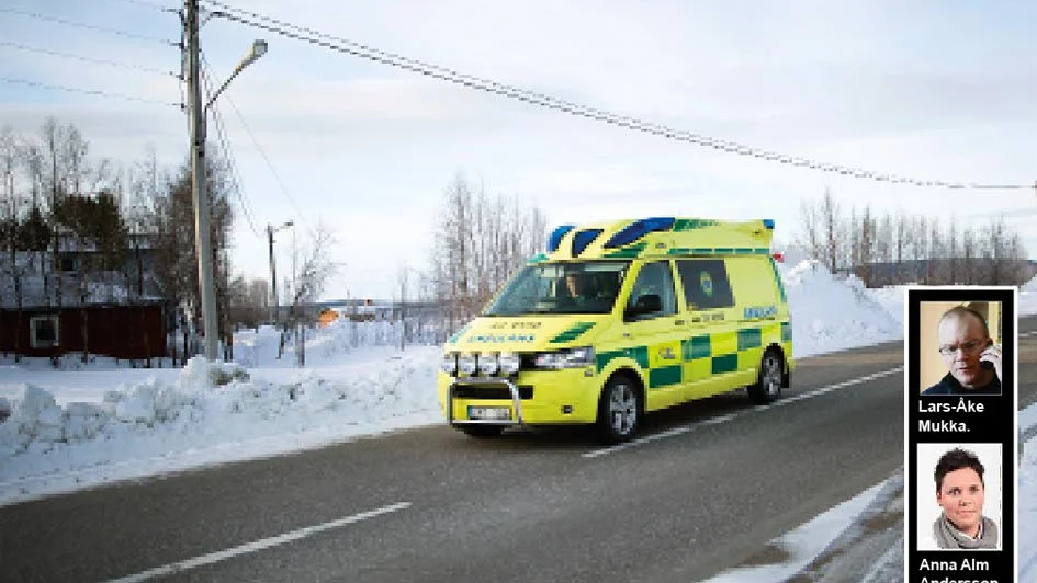 AMBULANS DRAS IN. Kiruna mister en av sina tre ambulanser i sommar.