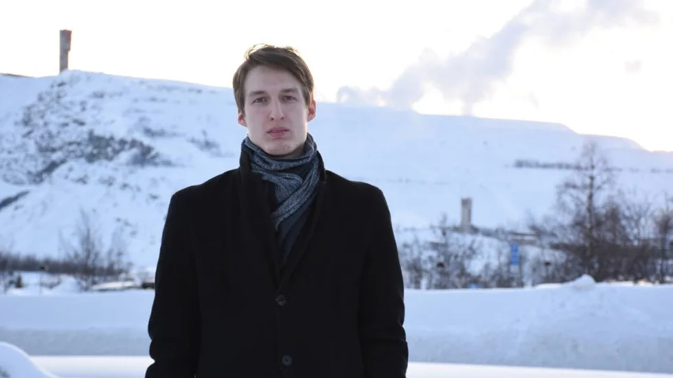 NY ORDFÖRANDE. ”Kirunaborna ska känna framtidstro”, säger Elias Lundberg Gripenberg.