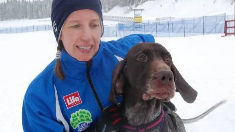 En bronskram. Catarina Ask och Glimmer fick sin SM-medalj till slut.