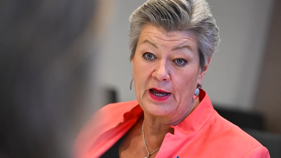 EU:s inrikeskommissionär Ylva Johansson. Arkivfoto.