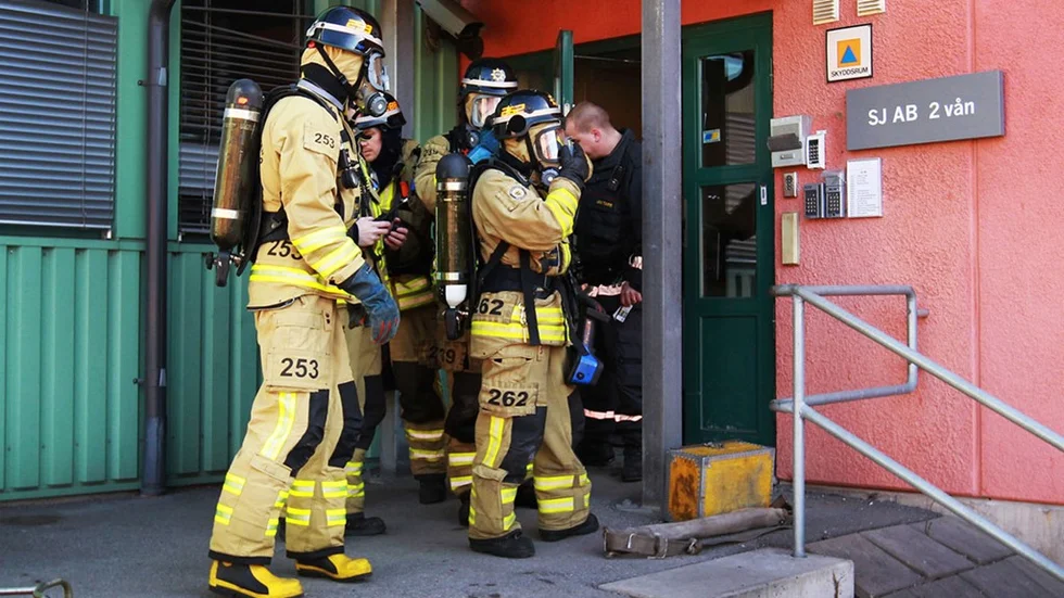 Brand postteminalen Oskarsgatan