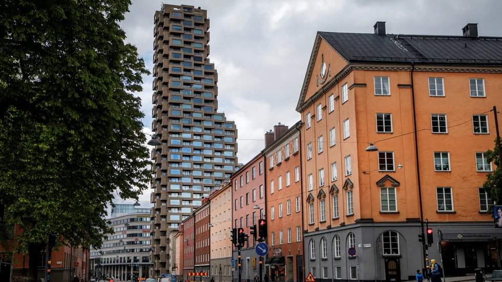 Inte spännande, inte trivsamt, inte vackert. Norra Tornen i Vasastan, Stockholm.