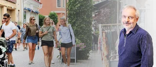 ”Jag gick genom stan med mitt ljusa humör och såg på folk”