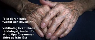 Dement försvann från äldreboende – Hittades på militärt område