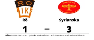 Syrianska tog bortaseger mot Rö