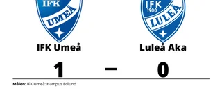 Luleå Aka föll mot IFK Umeå på bortaplan