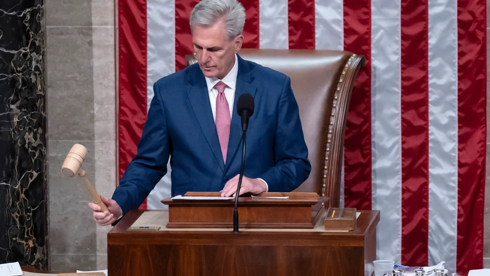 Representanthusets talman Kevin McCarthy. Arkivbild.
