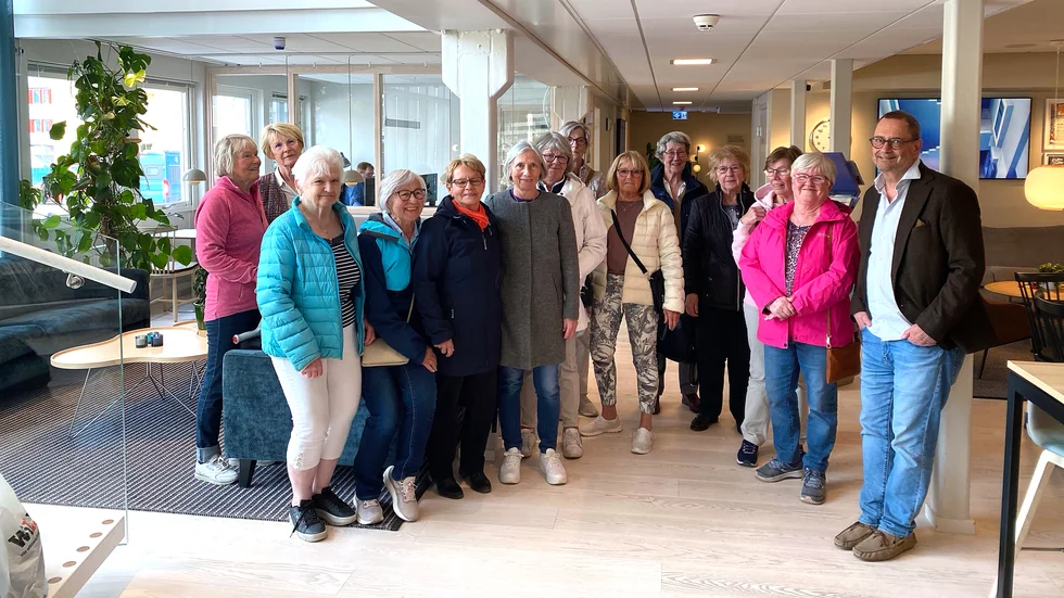 Luleå ladies besökte Galären och togs emot av Gunnar Tåhlin.